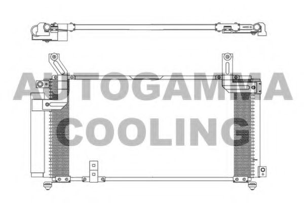 Конденсатор, кондиционер AUTOGAMMA 105972