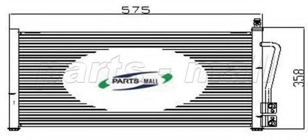 Конденсатор, кондиционер PARTS-MALL PXNC2-003