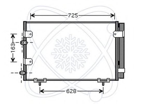 Конденсатор, кондиционер ELECTRO AUTO 30T0033