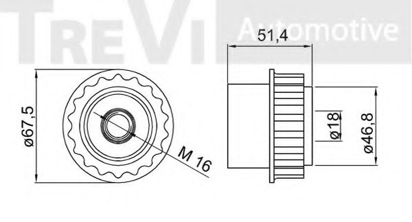 Механизм свободного хода генератора FEBI BILSTEIN 32310