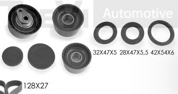 Комплект ремня ГРМ TREVI AUTOMOTIVE KD1245S1