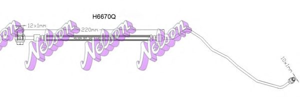 Тормозной шланг Brovex-Nelson H6670Q