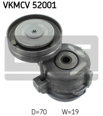 Натяжной ролик, поликлиновой  ремень SKF VKMCV 52001