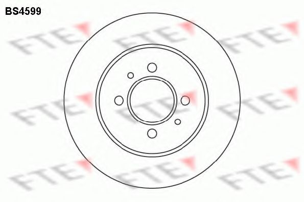 Тормозной диск FTE BS4599