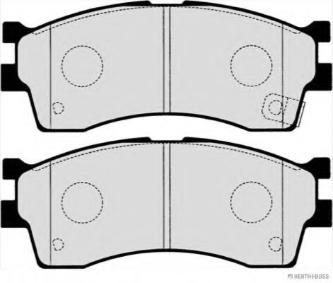 Комплект тормозных колодок, дисковый тормоз HERTH+BUSS JAKOPARTS J3600308