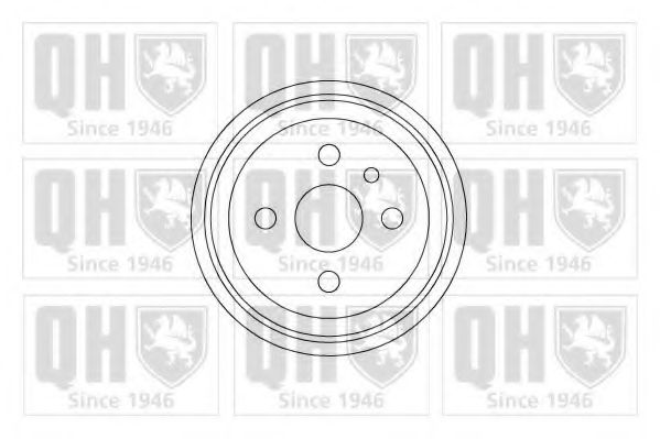 Тормозной барабан QUINTON HAZELL BDR109