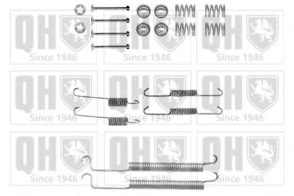 Комплектующие, тормозная колодка QUINTON HAZELL BFK402