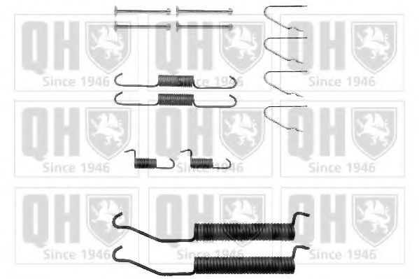 Комплектующие, тормозная колодка QUINTON HAZELL BFK451