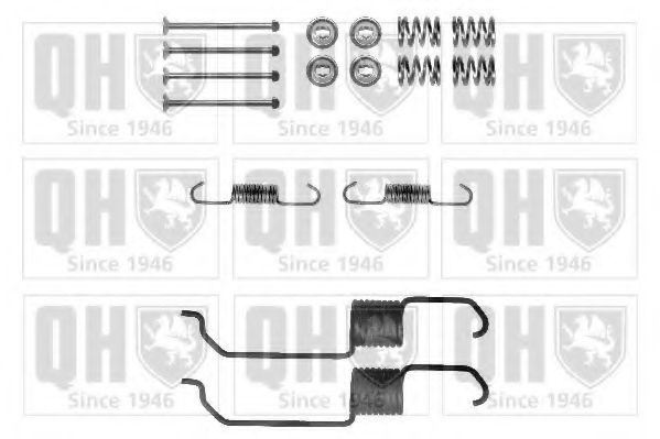 Комплектующие, тормозная колодка QUINTON HAZELL BFK460