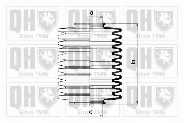 Комплект пылника, рулевое управление QUINTON HAZELL QG1066