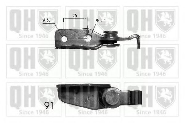 Газовая пружина, крышка багажник QUINTON HAZELL QTS840222