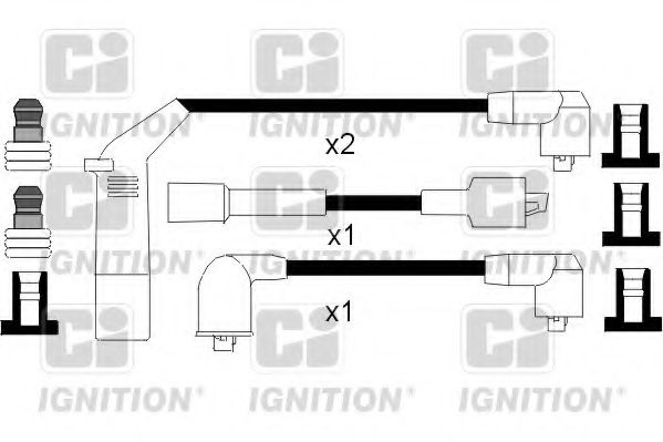 Комплект проводов зажигания QUINTON HAZELL XC1059