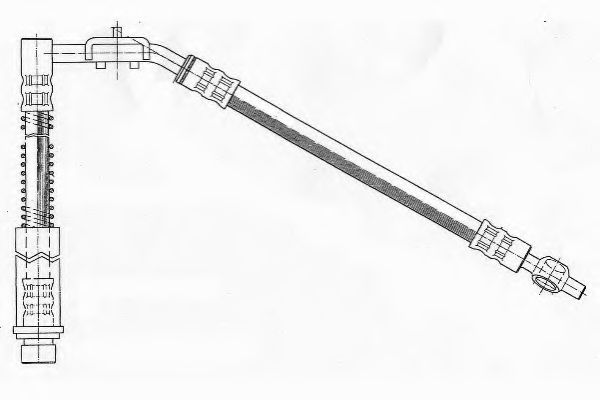 Тормозной шланг FERODO FHY2402