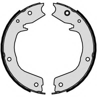 Комплект тормозных колодок, стояночная тормозная система BREMBO S 54 524