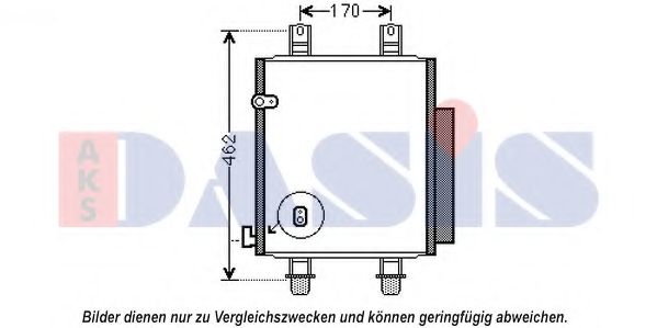 Конденсатор, кондиционер AKS DASIS 362008N