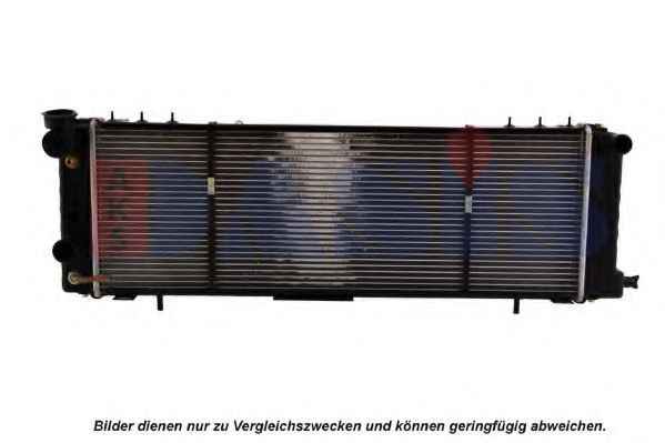 Радиатор, охлаждение двигателя AKS DASIS JE2001