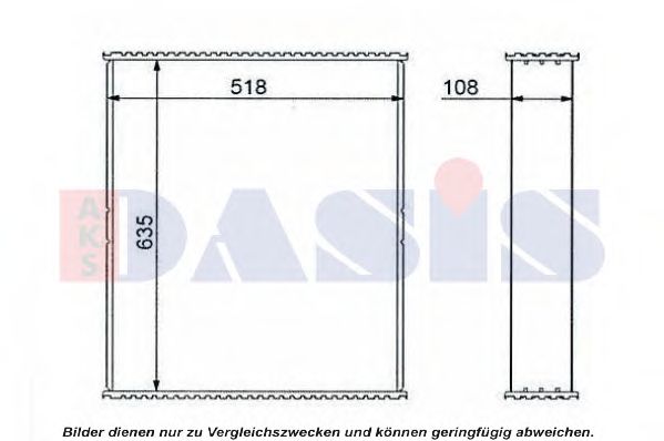 сетка радиатора, охлаждение двигателя AKS DASIS KIT094