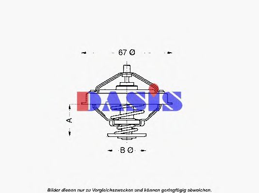 Термостат, охлаждающая жидкость AKS DASIS 751883N