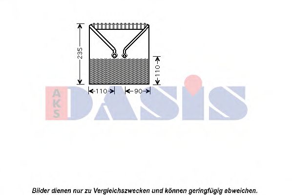 Испаритель, кондиционер AKS DASIS 820106N