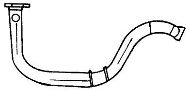 Труба выхлопного газа AKS DASIS SG45146