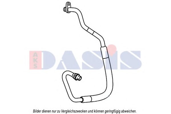 Трубопровод высокого давления, кондиционер AKS DASIS 885897N