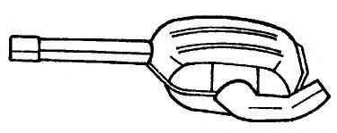 Средний глушитель выхлопных газов AKS DASIS SG60445
