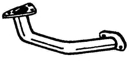 Труба выхлопного газа AKS DASIS SG23102