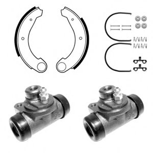 Комплект тормозных колодок DELPHI 639