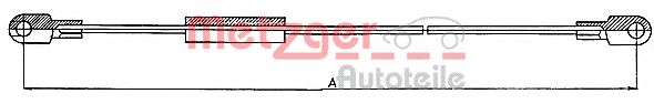 Трос, стояночная тормозная система METZGER 10.812