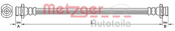 Тормозной шланг METZGER 4110492