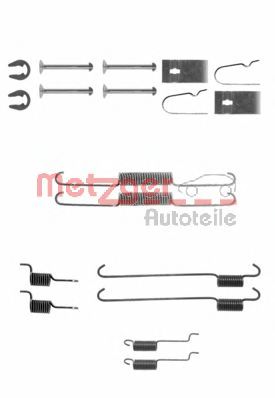 Комплектующие, тормозная колодка METZGER 105-0815