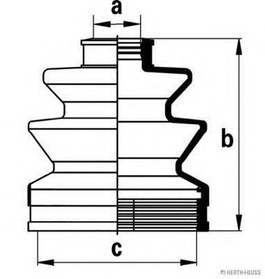 Комплект пылника, приводной вал MAGNETI MARELLI 600000065250