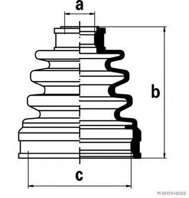 Комплект пылника, приводной вал MAGNETI MARELLI 600000066100