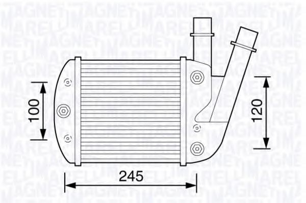 Интеркулер MAGNETI MARELLI 351319203450