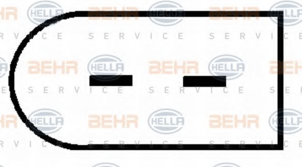 Компрессор, кондиционер BEHR HELLA SERVICE 8FK351316441