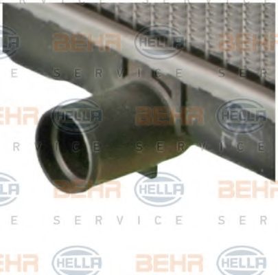 Радиатор, охлаждение двигателя BEHR HELLA SERVICE 8MK376706731