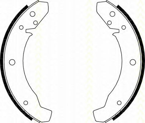 Комплект тормозных колодок TRISCAN 25105