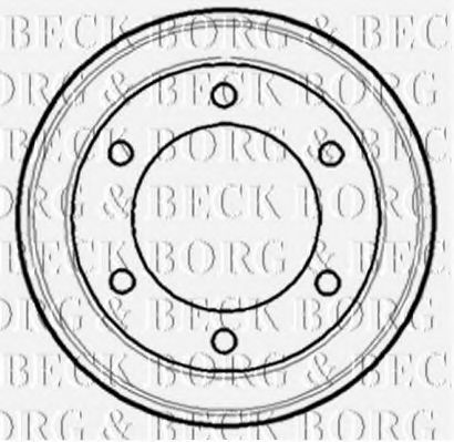 Тормозной барабан BORG & BECK BBR7084