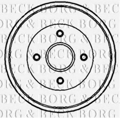 Тормозной барабан BORG & BECK BBR7087