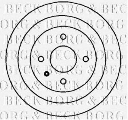 Тормозной барабан BORG & BECK BBR7106