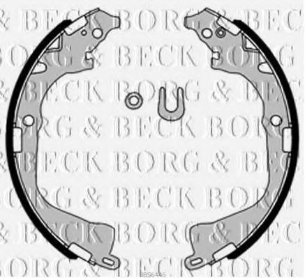 Комплект тормозных колодок BORG & BECK BBS6446