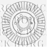 Тормозной диск BORG & BECK BBD4548