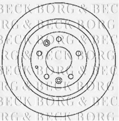Тормозной диск BORG & BECK BBD4773
