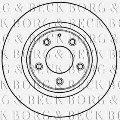 Тормозной диск BORG & BECK BBD5224