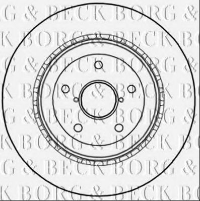 Тормозной диск BORG & BECK BBD5252
