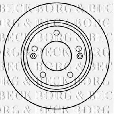 Тормозной диск BORG & BECK BBD5257