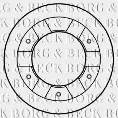 Тормозной диск BORG & BECK BBD5291