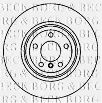 Тормозной диск BORG & BECK BBD5825S