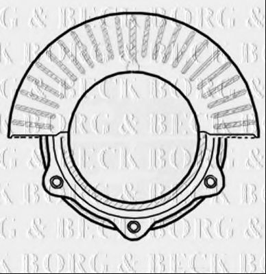 Тормозной диск BORG & BECK BBD6021S