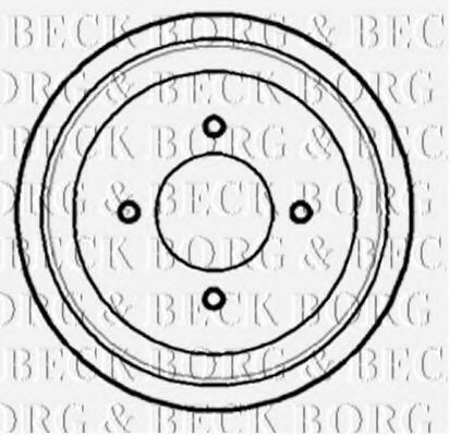 Тормозной барабан BORG & BECK BBR7112